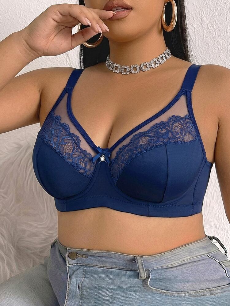 DesireSculpt BH med bygel i plus size, 1 st - Kungsblått - Visa 3