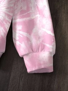 My Little Pony X SHEIN بلوزة رياضية كاجوال يومية بطبعة كرتونية وياقة دائرية للنساء مقاسات كبيرة - أبيض - مشاهدة 4