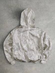 SHEIN 兒童青少年男孩休閒數位迷彩圖案連帽衛衣，適合秋冬返校季 - 彩色 - 查看 2
