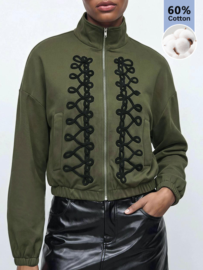 Maija Women's Autumn Fashion Vintage Jacket,Going Out Outfits, Work Outfits For Women,Fall Clothes