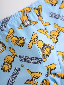 GARFIELD | SHEIN 2pcs Tween Boy Cartoon Print Tank Top & Boxer Briefs Underwear Set - Blue - View 6