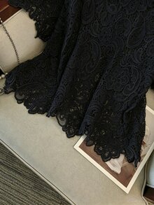 GlowEve CURVE Plus-Size Women's European And American Style, Elegant Solid Color, Fashionable And High-End, - Black - View 3