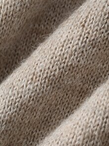 DAZY Women's Comfortable Single-Breasted Long Sleeve Knit Cardigan Fall - Apricot - View 8
