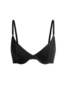Ocili Comfortable Minimalist Women's Thin Underwire Push-Up Bra, No Padding, Large Bust Minimizing, Anti-Sagging (2pcs/Pack) - Multicolor - View 7