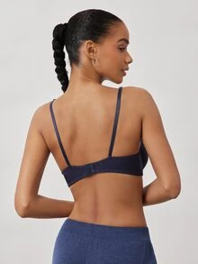 Ocili Comfortable Minimalist Women's Thin Underwire Push-Up Bra, No Padding, Large Bust Minimizing, Anti-Sagging (2pcs/Pack) - Multicolor - View 2