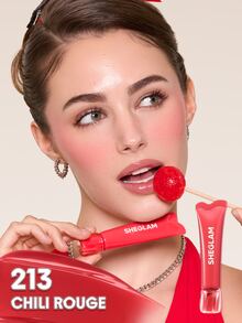 SHEGLAM Squeeze & Dot 霧面腮紅顏料 213 Chili Rouge 品牌美妝化妝品 適合女士與女孩 - 213 Chili Rouge - 查看 6