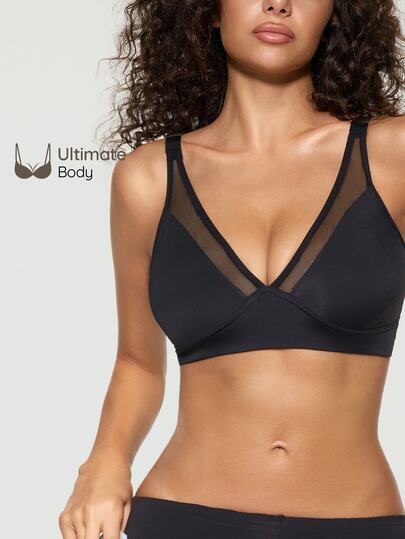 SHAPORA Women's Popular Fashion Comfortable Minimalist Solid Color High Cost-Performance High Quality Bra 1pc