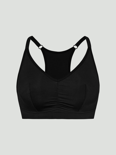 SHAPORA Women's Best-Selling Fashionable Comfortable Minimalist Solid Color High-Value High-Quality Plus Size Bra 1pc