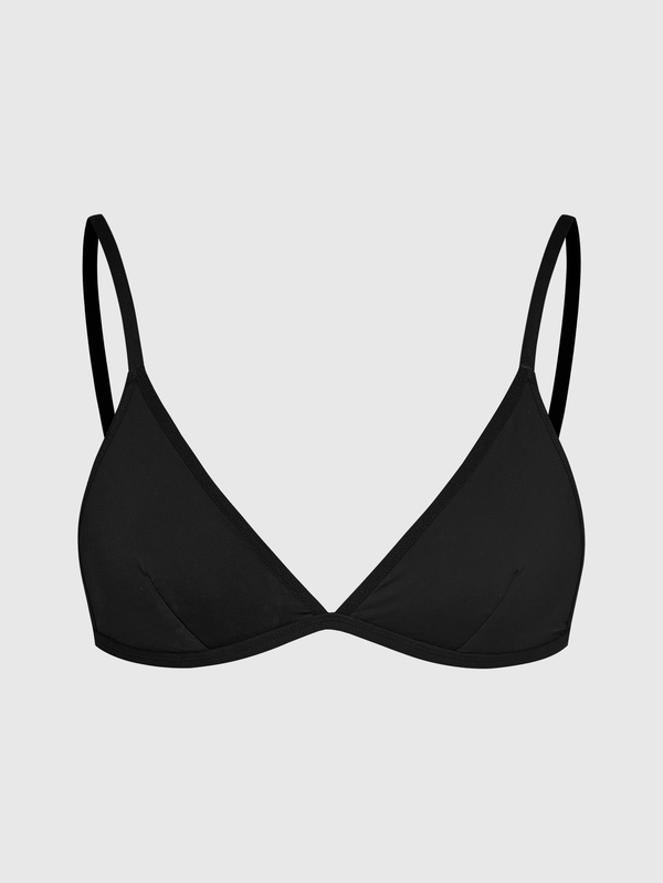 SHAPORA 1件女款純色深V大U背三角杯無鋼圈無墊胸罩