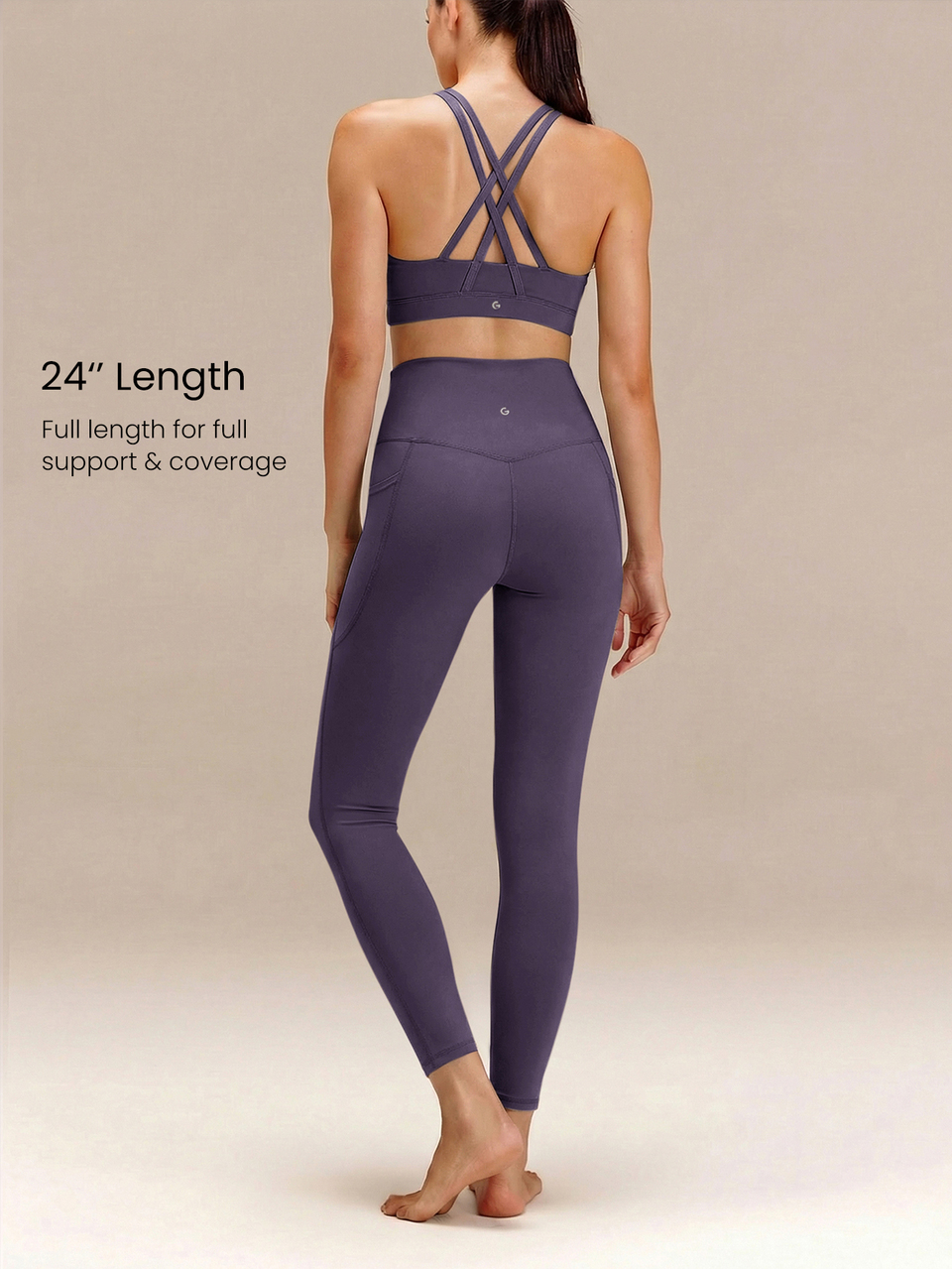24" FeatherFit™ High-Rise Side Pocket Leggings