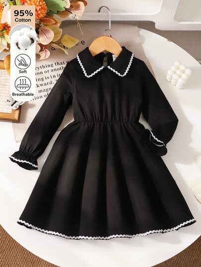 Young Girl Colorblock Casual Daily Summer Travel Dress