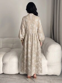Yasmyna Women's Cashew Print Casual Party Travel Arabian Dress - Multicolor - View 2