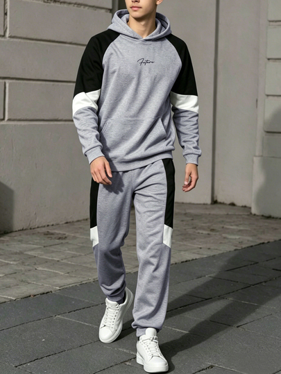 Teen Boys Casual Comfortable Long Sleeve Hoodie And Pants