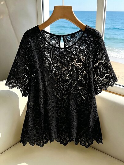 GlowEve CURVE Plus-Size Women's European And American Style, Elegant Solid Color, Fashionable And High-End,