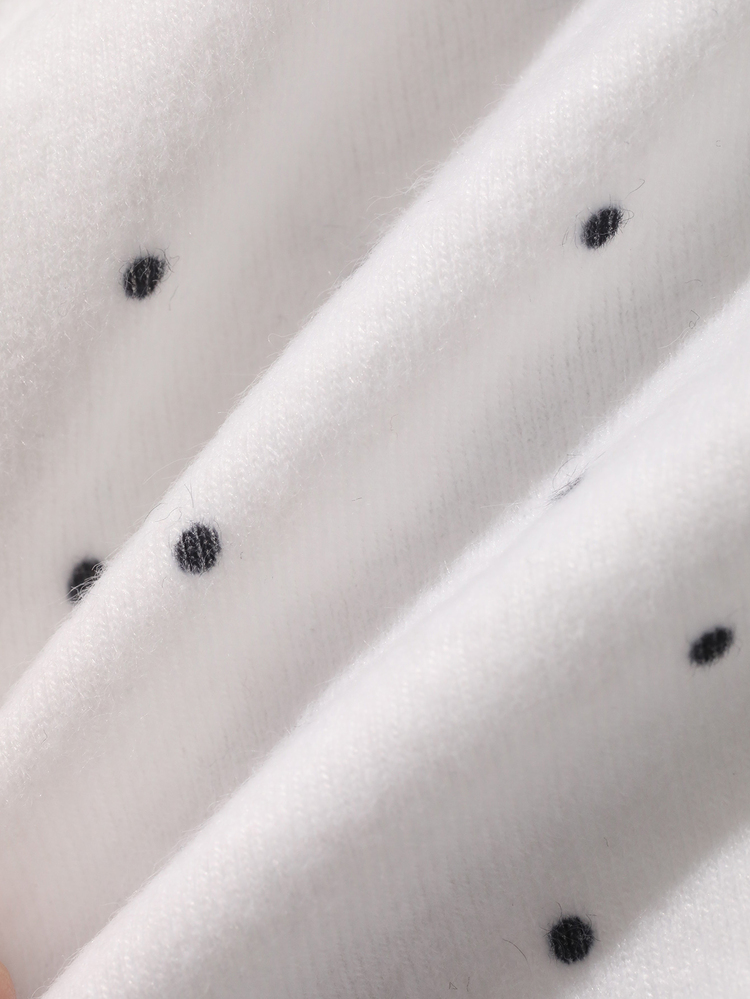 DAZY Women's Summer Casual Korean Style Polka Dot Camisole - White - View 8