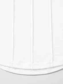 Balvessa Women's Fashion Minimalist Long Sleeve Versatile T-Shirt For Office And Commuting - White - View 3