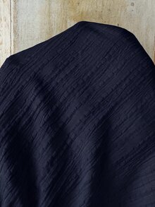 SHEIN EZwear 海軍藍紋理針織鈕扣上衣居家款 - 藏蓝色 - 查看 10