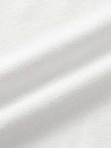 GlowEve Fall Clothes FOR WomenWomen's Minimalist Lace Patchwork Long Sleeve Elegant T-Shirt - White - View 5