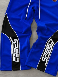 PAVTROS Men's Casual Sports Sweatpants, Suitable For Streetwear And Commuting - Royal Blue - View 3
