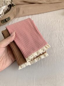 SHEIN 女嬰休閒百搭修身長款冬季長褲 - 彩色 - 查看 6