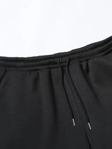Gym Rark طقم رياضي رجالي هودي مطبوع عليه حروف وبنطال طويل بخصر برباط، للجيم - متعدد الألوان - مشاهدة 4