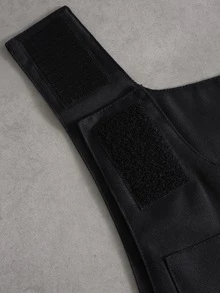 PAVTROS Men's Letter Pattern Casual Vest - Black - View 7