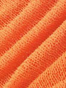 ROMWE Hippie Beach Vacation Relaxed Lazy Hollow Knit Women's Knit Top - Burnt Orange - View 4
