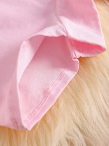 SHEIN 3 قطع ملابس داخلية قصيرة للبنات من القطن مريحة بتصميم بسيط وعصري متعددة الألوان مع دانتيل للاستخدام اليومي - متعدد الألوان - مشاهدة 5