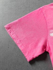 ROMWE MEN Street Life Men's Summer Casual Angel Print T-Shirt - Hot Pink - View 5