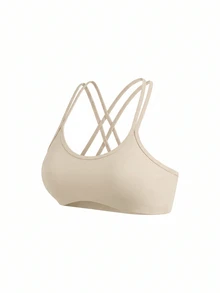 SHEIN Cheerettes 2件組女款素色休閒日常運動內衣 - 彩色 - 查看 7