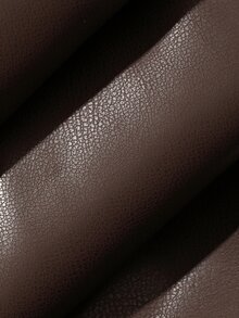 Livesso PU Leather Elegant Blogger Casual Waist-Cinching Spring/Autumn New Jacket - Brown - View 7