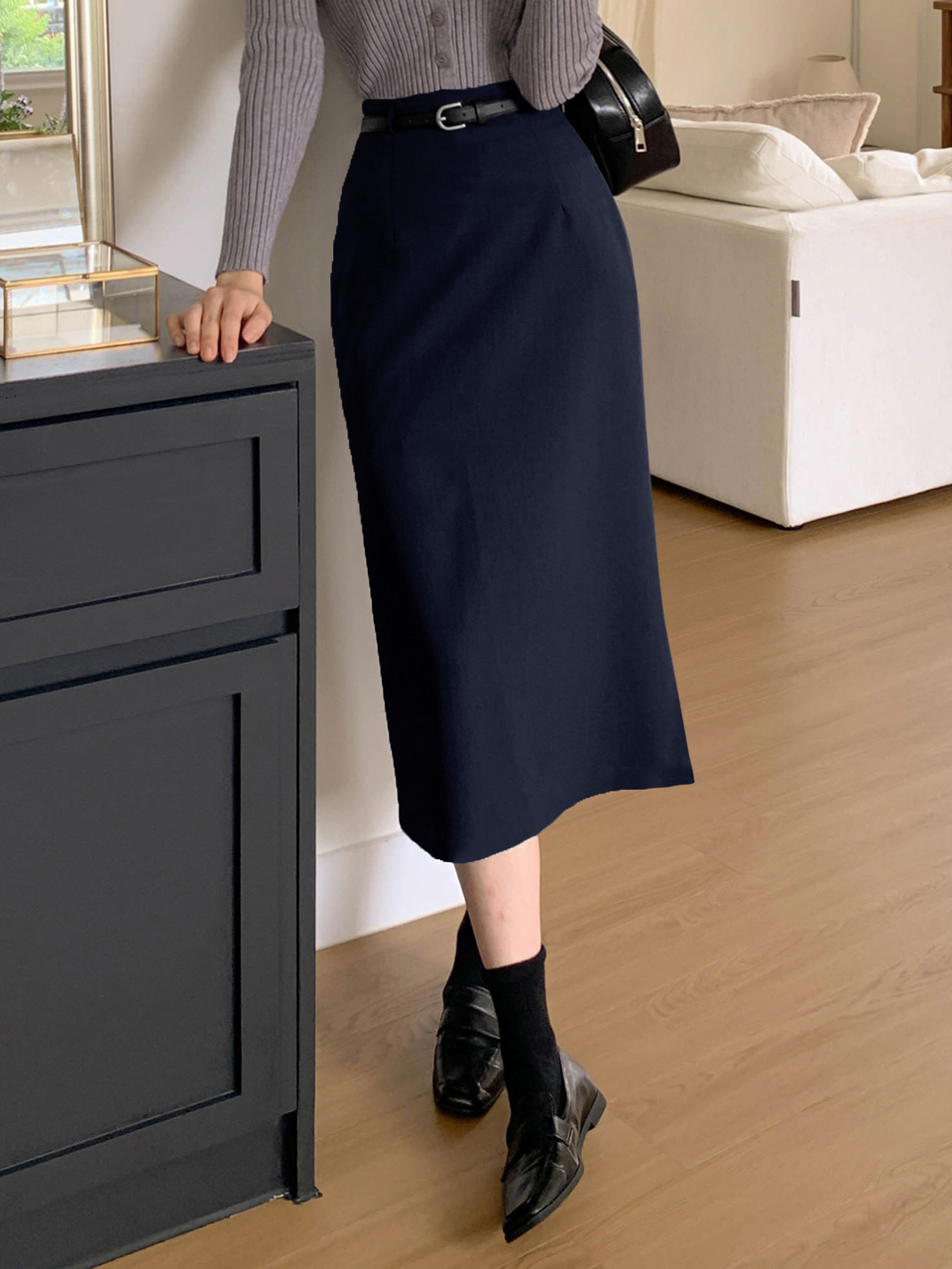 Women's Solid Color Casual Versatile Daily Wear Skirt