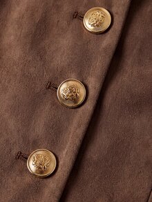 Solivie Women's Solid Color Casual Versatile Daily Long Sleeve Jacket - Coffee Brown - View 6