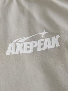 AXEPEAK 男士拼色拼接長袖運動T恤 - 彩色 - 查看 4
