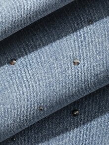 Dazy Plus Plus Size Washed Distressed Stretch Flare Leg Denim Jeans - Light Wash - View 7