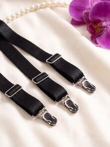Spicy Aura Sexy 8-Strap Garter Belt 1pc - Black - View 4