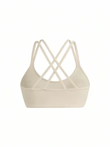 SHEIN Cheerettes 2件組女款素色休閒日常運動內衣 - 彩色 - 查看 9