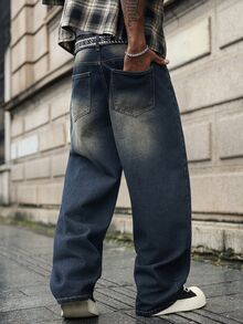 Major Grit Men's Casual Versatile Everyday Travel Denim Jeans With Pockets - Light Wash - View 2