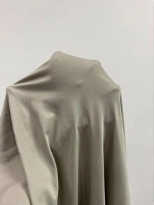 SHEIN LUNE 女款純色長袖開襟休閒合身夾克 - 淺灰色 - 查看 4