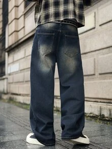 Major Grit Men's Casual Versatile Everyday Travel Denim Jeans With Pockets - Light Wash - View 4