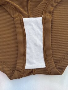 Eraneu 5件組女款字母腰帶唇印三角內褲 - 彩色 - 查看 5