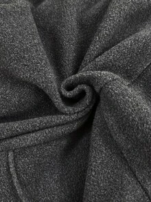 SHEIN Maternity Solid Color Adjustable Waistband Pocket Leggings - Dark Grey - View 7