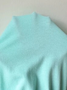 CovetEZ Mint Green Wide Leg Cuffed Pants, Suitable For Daily Summer Casual Wear, Suitable For Commuting, Gathering, Autumn/Winter/Spring/Summer, Christmas, New Year, Thanksgiving, Party, Wedding - Mint Green - View 7
