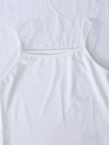 SHEIN Sparklyn 少女漸層條紋蝴蝶結刺繡短版運動衫與寬腿休閒長褲 2 件套裝，運動衫飾有精緻白色蝴蝶結刺繡 - 彩色 - 查看 6