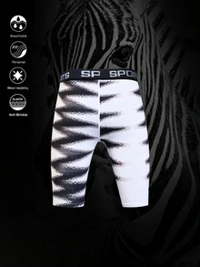 Gym Rark 男士字母腰帶休閒運動緊身短褲 - 彩色 - 查看 2