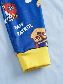 SHEIN | PAW Patrol 小男孩卡通印花修身家居服套裝 - 彩色 - 查看 7