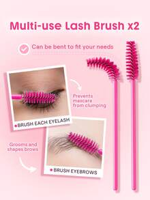 SHEGLAM Lash Essential Application Kit Brand Beauty Cosmetic Makeup For Women And Girls - Hot Pink - View 4