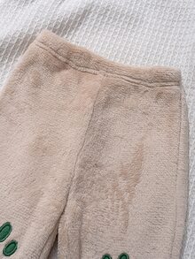 Cozy Pixies 2件組男嬰卡通熊圖案保暖內裡圓領長袖運動衫與鬆緊腰秋冬長褲套裝 - 彩色 - 查看 9