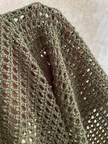 Soleia Women's Plus Size Olive Green Knit Vacation Set - Army Green - View 12