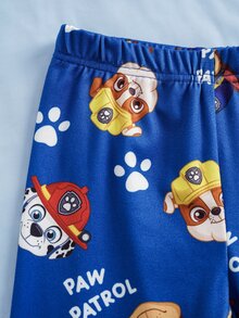 SHEIN | PAW Patrol 小男孩卡通印花修身家居服套裝 - 彩色 - 查看 6